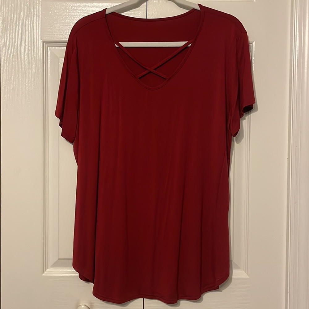 Crisscross Front Tee